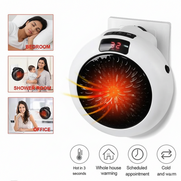 Wall Outlet Portable Heater